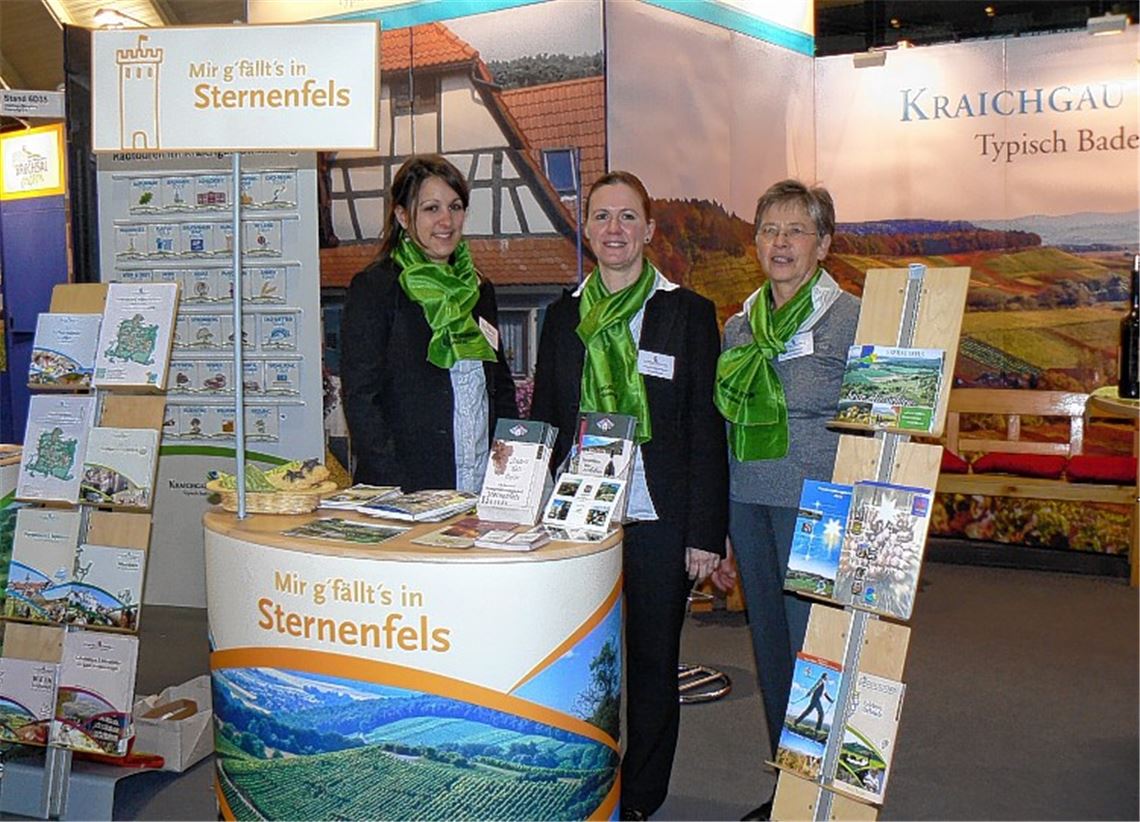 Werbung für die Region: Gemeinsam mit Knittlingen ist auch Sternenfels auf der Stuttgarter Touristikmesse CMT vertreten.