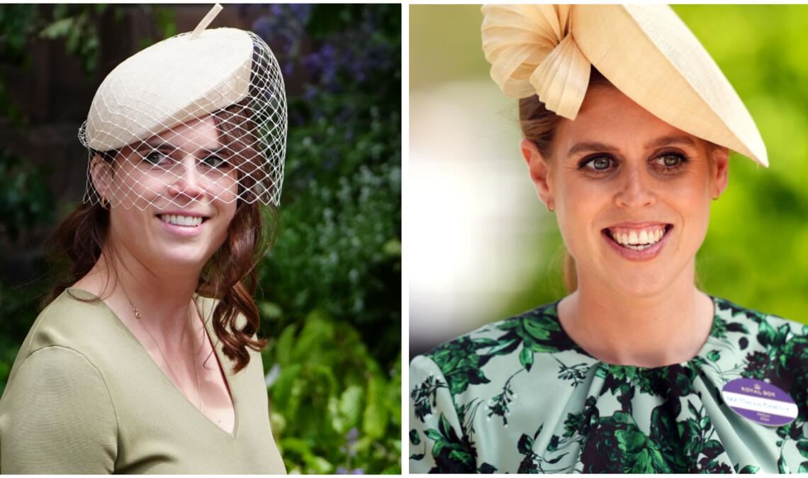 Werden Prinzessin Eugenie (l.) und Prinzessin Beatrice an Peter Phillips' Hochzeit teilnehmen?