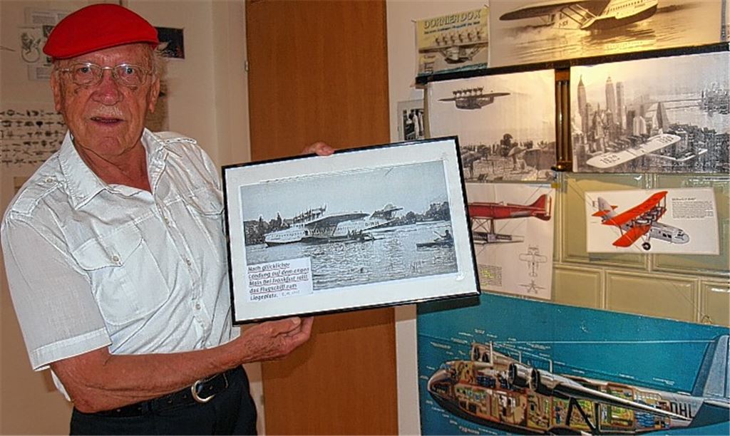 Werner Heinlein ist seit früher Jugend vom Flugvirus befallen und will seine Begeisterung mit anderen teilen. Im alten Forsthaus in Wiernsheim zeigt er spannende Ausstellungsstücke zur Geschichte der Luftfahrt.