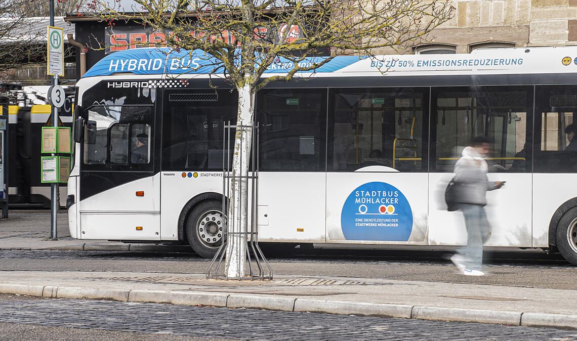 Wichtiger Baustein im ÖPNV: Der Stadtbus Mühlacker. Foto: Archiv