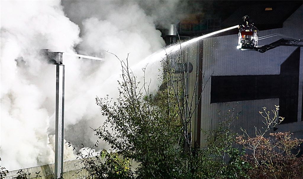 Wichtiges Thema: der Brand im Recyclingunternehmen. Foto: Archiv