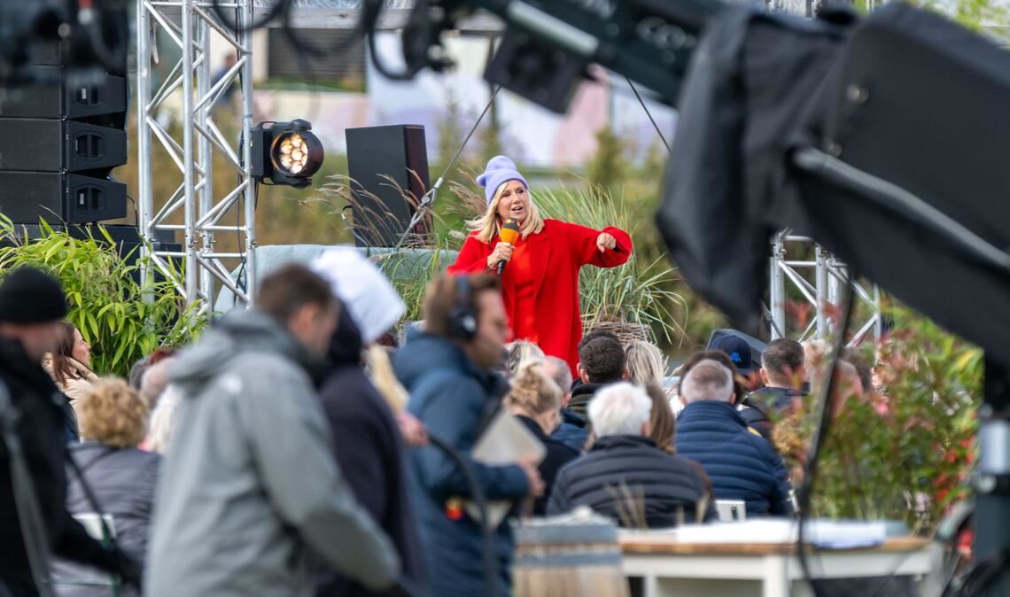 Wie 2024 in Schwerin gastiert der "Fernsehgarten" seit 2021 mit Spezialausgaben jeweils in dem Bundesland, das die offiziellen Feierlichkeiten zum Tag der Deutschen Einheit ausrichtet. (Archivfoto)