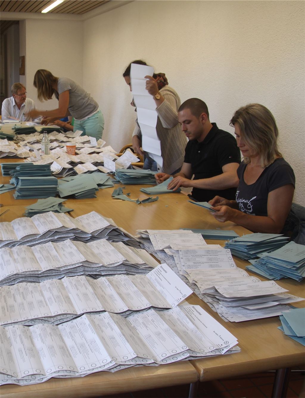 Wie hier in Mühlacker 2014 sind Wahlhelfer am 14. März in Wiernsheim gefordert.ts