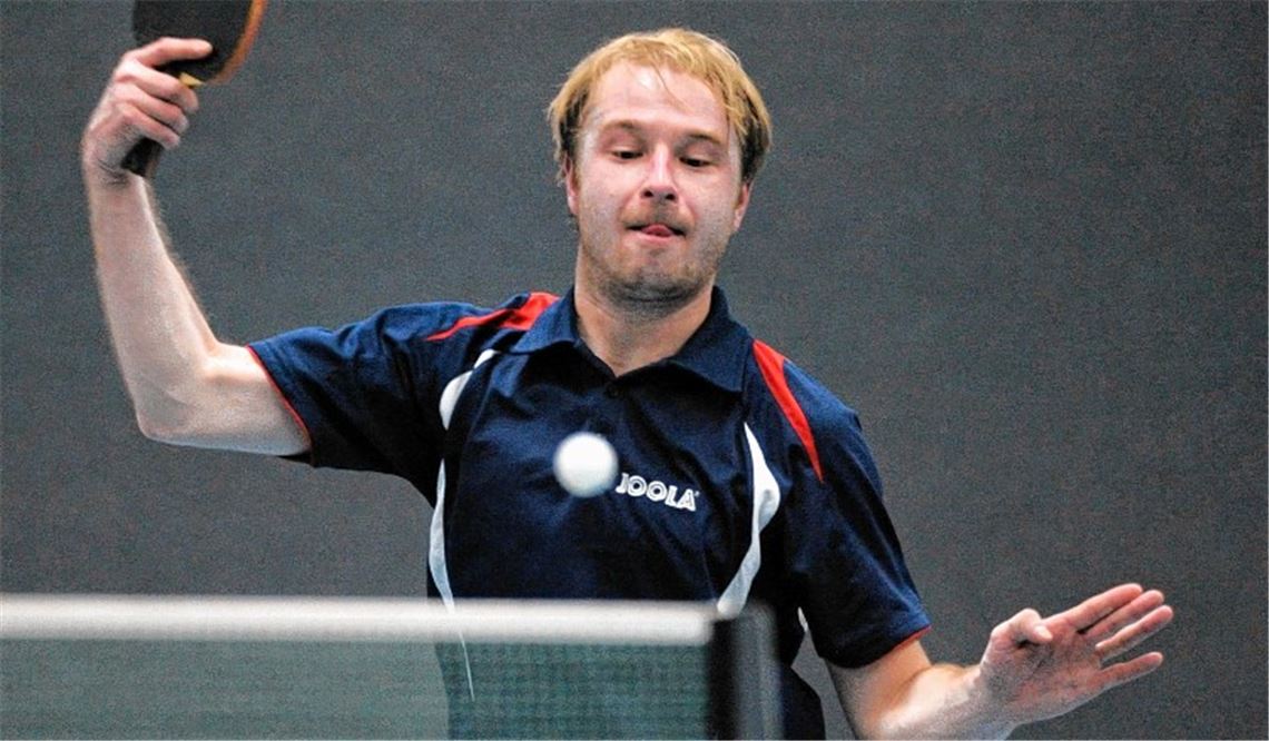 Wieder an der Tabellenspitze: Erik Hartmann und der TTV Knittlingen führen die Kreisliga 4 nun hauchdünn vor dem TTC Oberderdingen an.