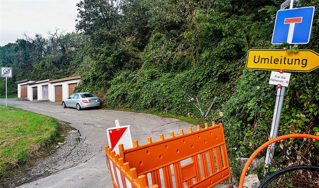 Wieder einmal Thema im Gemeinderat: die Höhenstraße in Enzberg.  Foto: Stahlfeld