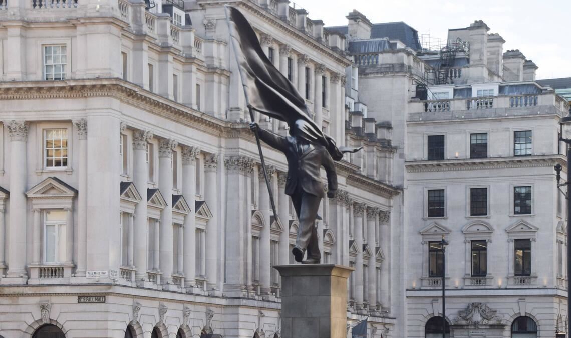 Wieder einmal taucht praktisch aus dem Nichts ein Kunstwerk in London auf. Ist es wirklich von Banksy?