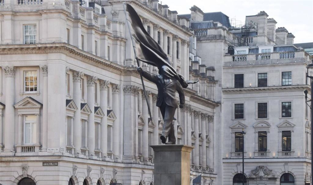 Wieder einmal taucht praktisch aus dem Nichts ein Kunstwerk in London auf. Ist es wirklich von Banksy?
