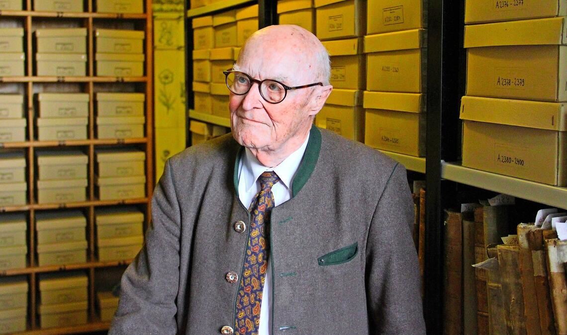 Wilderich Graf von Bodman im Familienarchiv