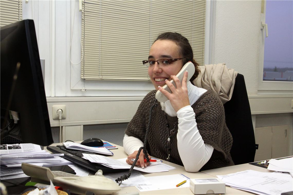 Willkommen in der Redaktion! Ramona Deeg ist neu im Team. (Foto: Eigner)