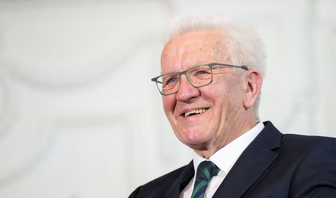 Winfried Kretschmann (Bündnis 90/Die Grünen), Ministerpräsident von Baden-Württemberg.