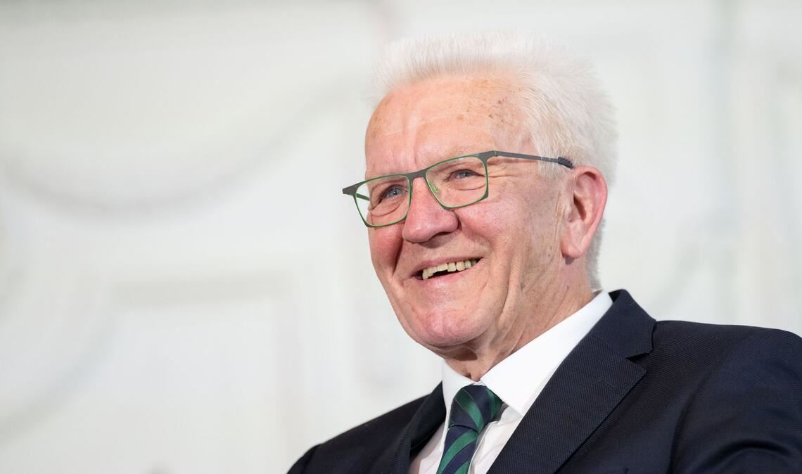 Winfried Kretschmann (Bündnis 90/Die Grünen), Ministerpräsident von Baden-Württemberg.