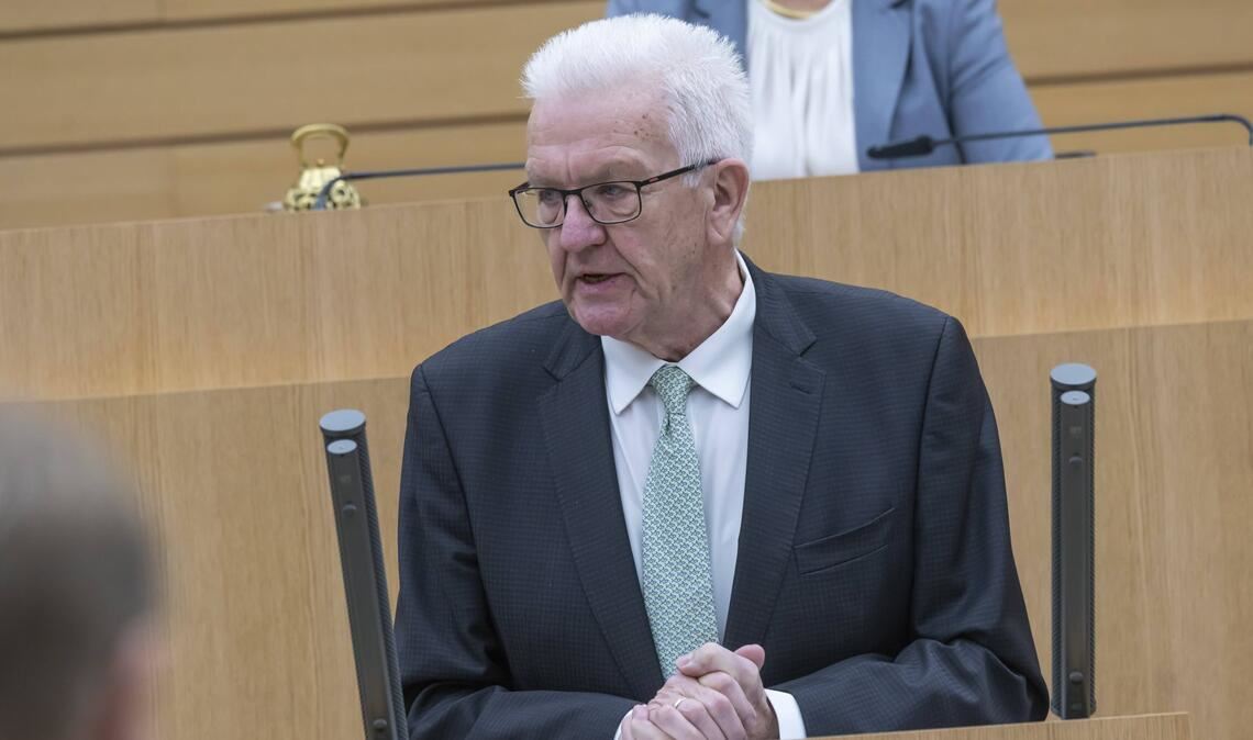 Winfried Kretschmann verabschiedet sich von der politischen Bühne.