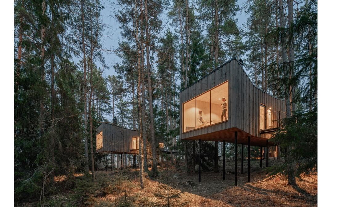 Wingardhs, Trakt Forest Hotel, Sällehägnad in  Schweden, 2020-2022. Im Buch auf Seite 11.