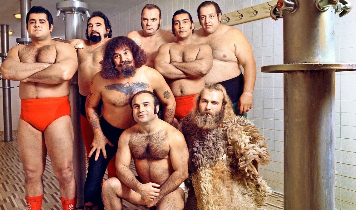 Wir gehören zusammen: Neal Slavin hat in den 1970er Jahren die Capitol Wrestling Corporation von Washington fotografiert.