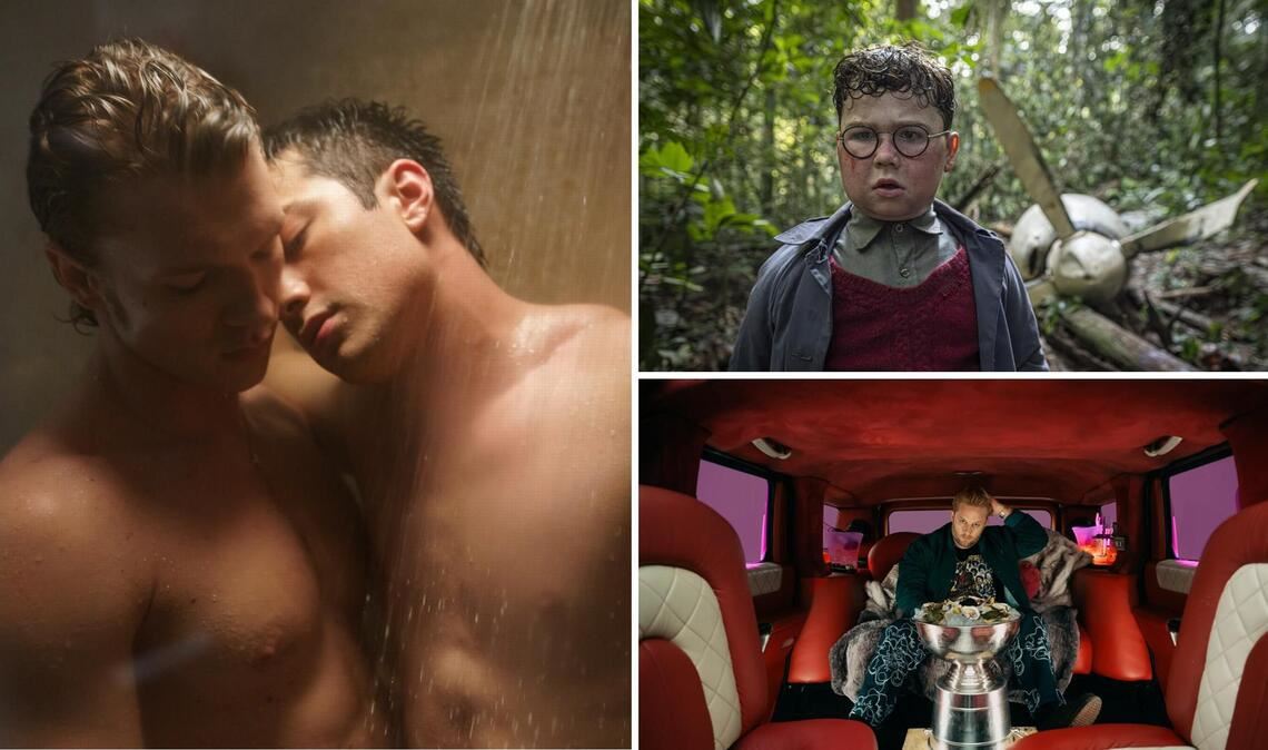 Wir wär’s zum Beispiel mit „Heated Rivalry“, „Lord of the Flies“ oder „Kacken an der Havel“ ( von links im Uhrzeigersinn)? Einige unserer Serientipps im Februar