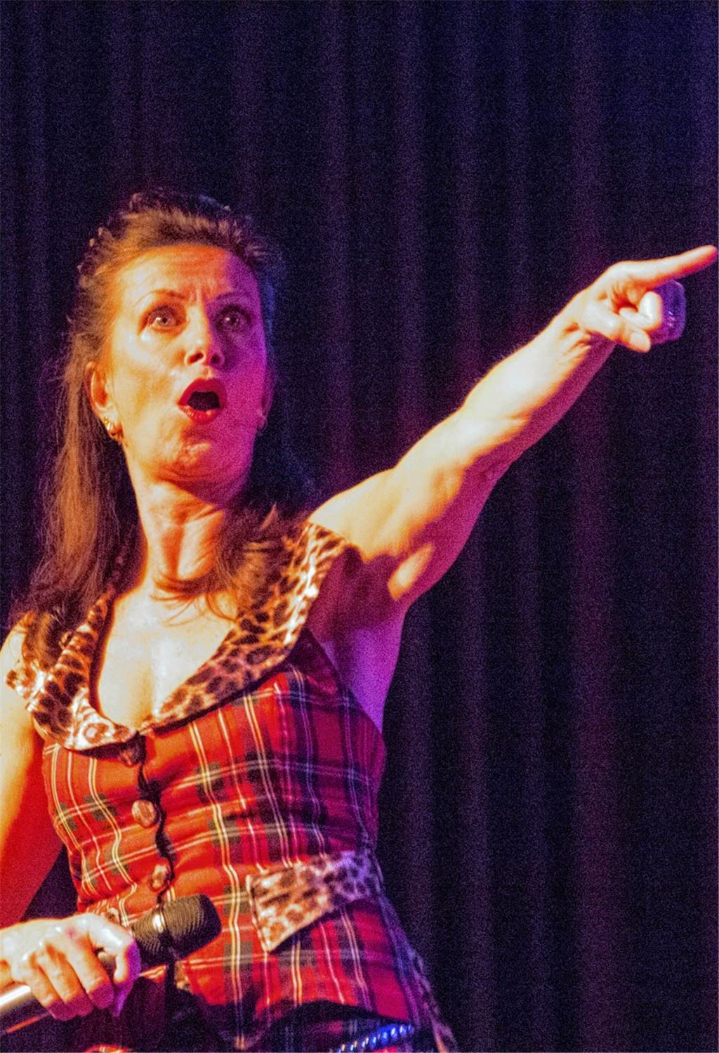 Wirbelwind auf der Bühne.