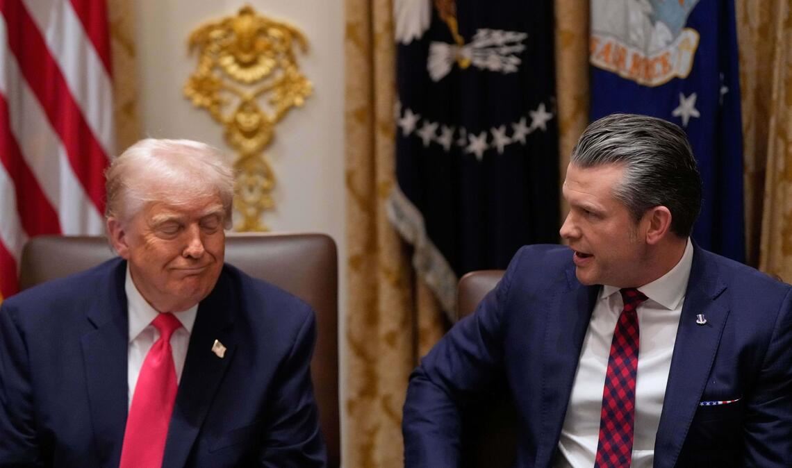 Wird Pentagon-Chef Hegseth zunehmend zur innenpolitischen Belastung für Präsident Trump? (Archivbild)
