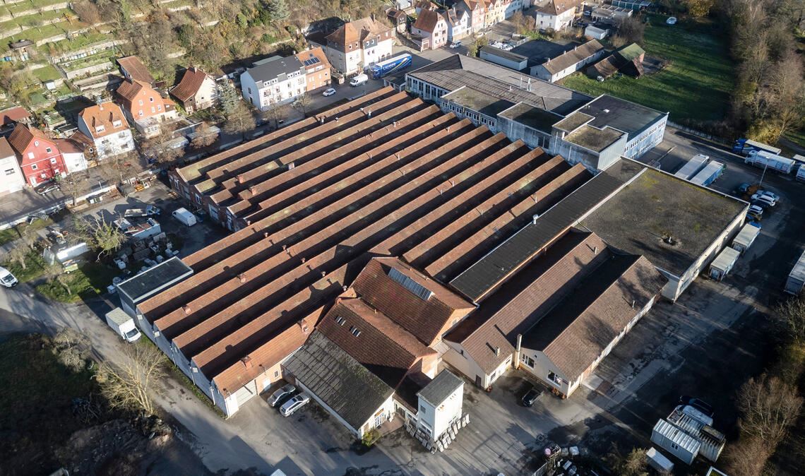 Wird völlig neu überplant und neu bebaut: das Wendler-Areal in Lomersheim. Foto: Archiv