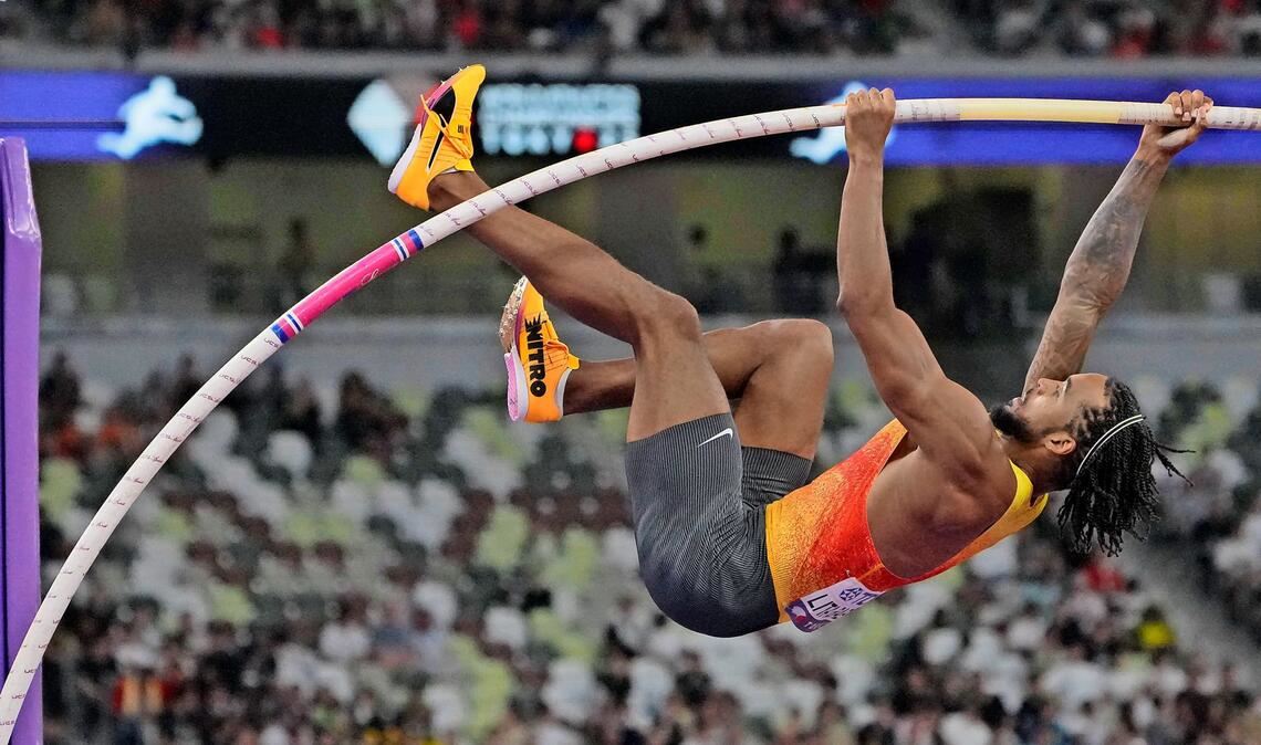 Wird von der Athletics-Gemeinschaft in Düsseldorf unterstützt: Stabhochspringer Bo Kanda Lita Baehre