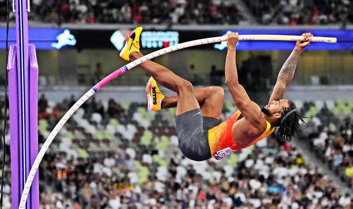 Wird von der Athletics-Gemeinschaft in Düsseldorf unterstützt: Stabhochspringer Bo Kanda Lita Baehre