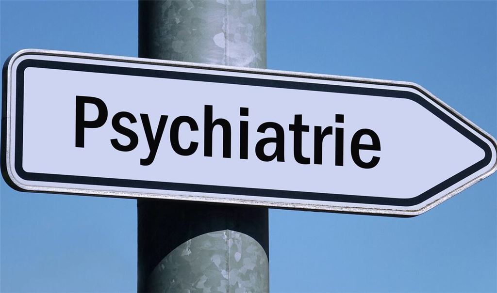Wo bitte geht’s in die Psychaitrie? (Fotomontage).