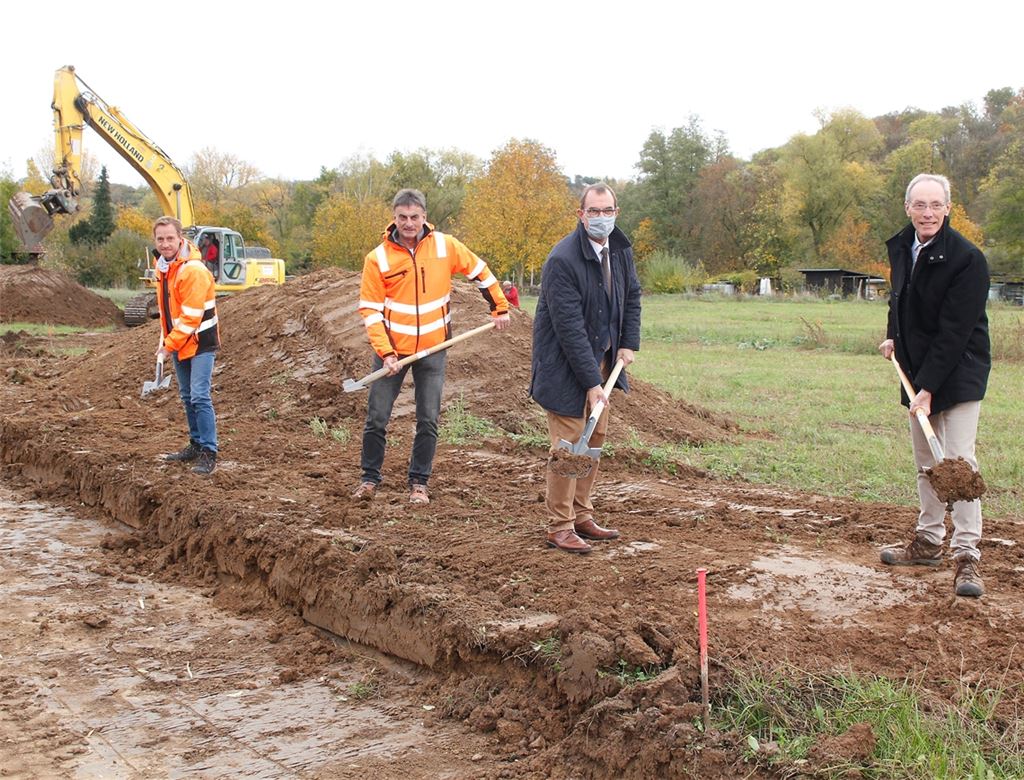 Wo einst eine Lomersheimer Gärtnerei stand, wird jetzt neuer Wohnraum geschaffen Kollros