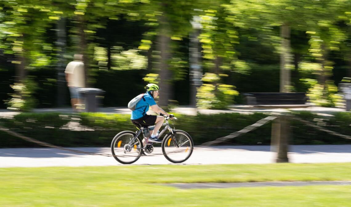 Wo es trocken bleibt, steht einer Radtour am Wochenende nichts im Wege.