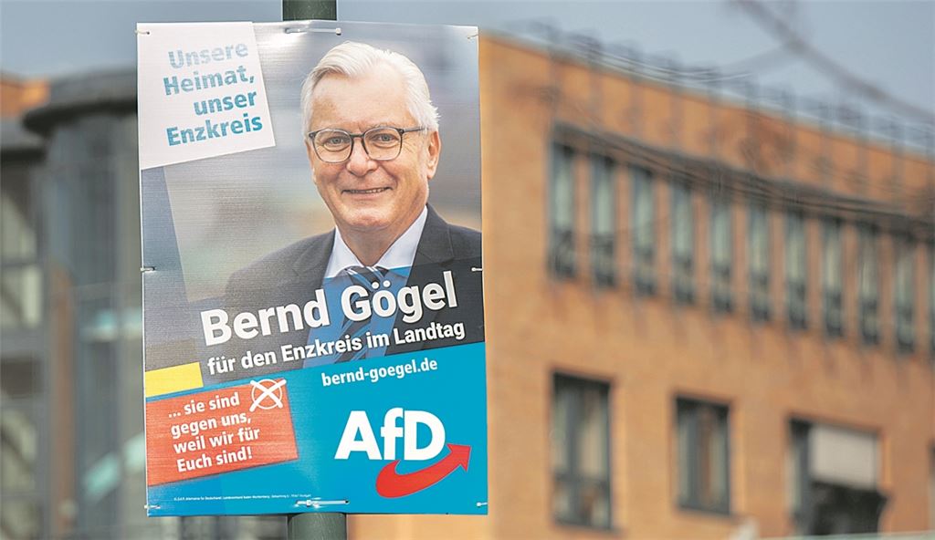 Wo sind die Wähler hin? Bernd Gögel verliert im Enzkreis deutlich an Zustimmung.Fotomoment