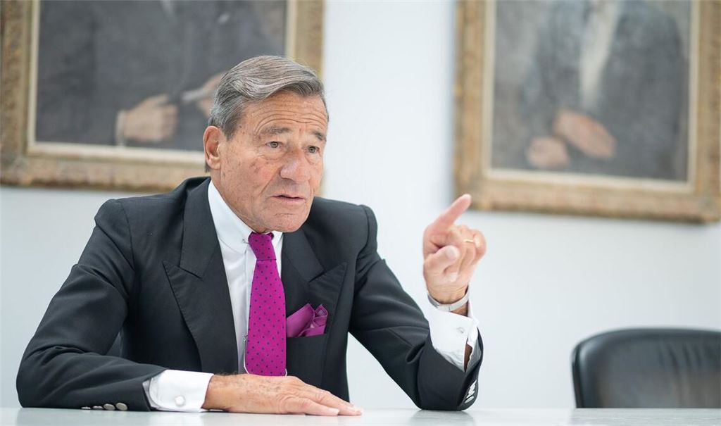Wolfgang Grupp war selbst nach der Übergabe der Geschäftsführung an seine Kinder noch regelmäßig im Büro zu sehen.