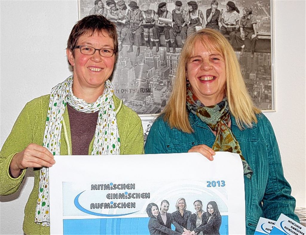 Wollen mehr Kandidatinnen für die Arbeit in den politischen Gremien gewinnen: Martina Becka (li.) und Martina Klöpfer.