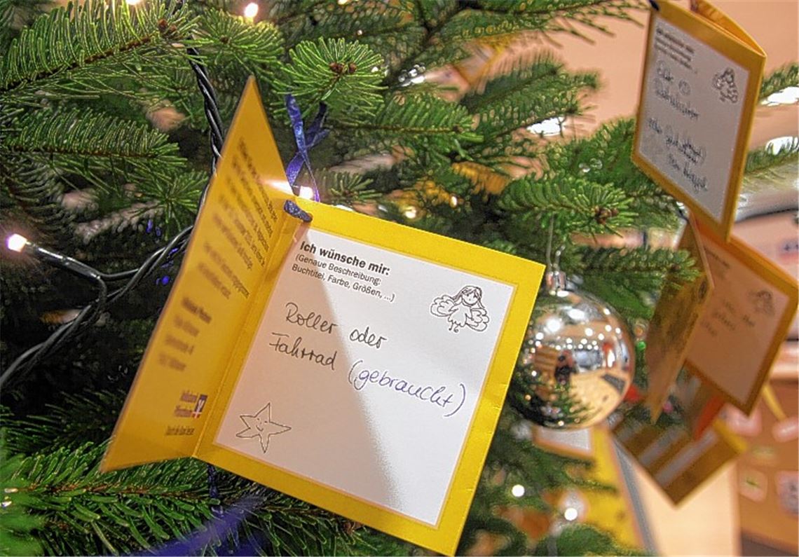 Dieses Jahr gibt es keinen Wunschbaum