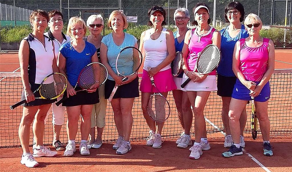 Württembergischer Meister 2017: Die Damen 60 des TC Ötisheim feiern seit Jahren große Erfolge.