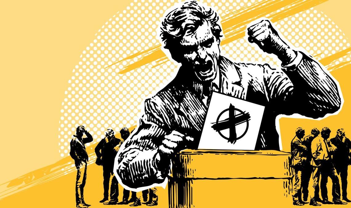 Wutbürger an der Wahlurne.