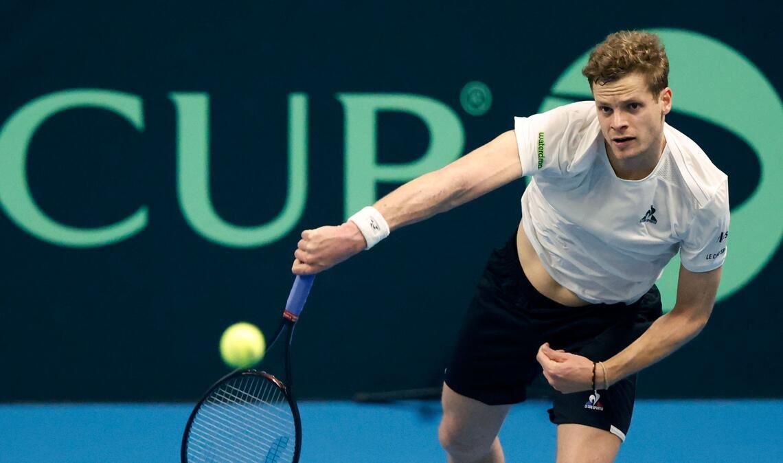 Ohne Zverev: Davis-Cup-Team kurz vor Einzug in Finalrunde Yannick Hanfmann gelang ein souveräner Sieg. (Archivbild)
