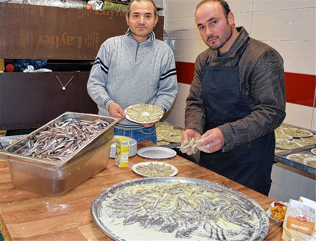 Ein kleiner Fisch ganz groß