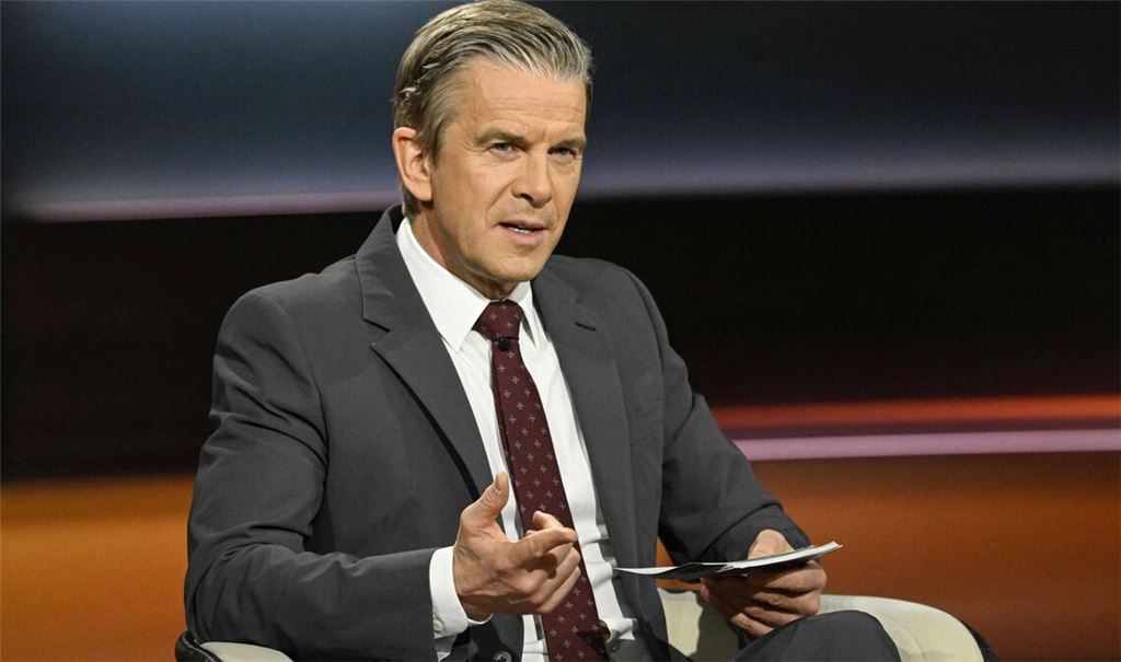 ZDF-Talkmaster Markus Lanz in seinem Element.