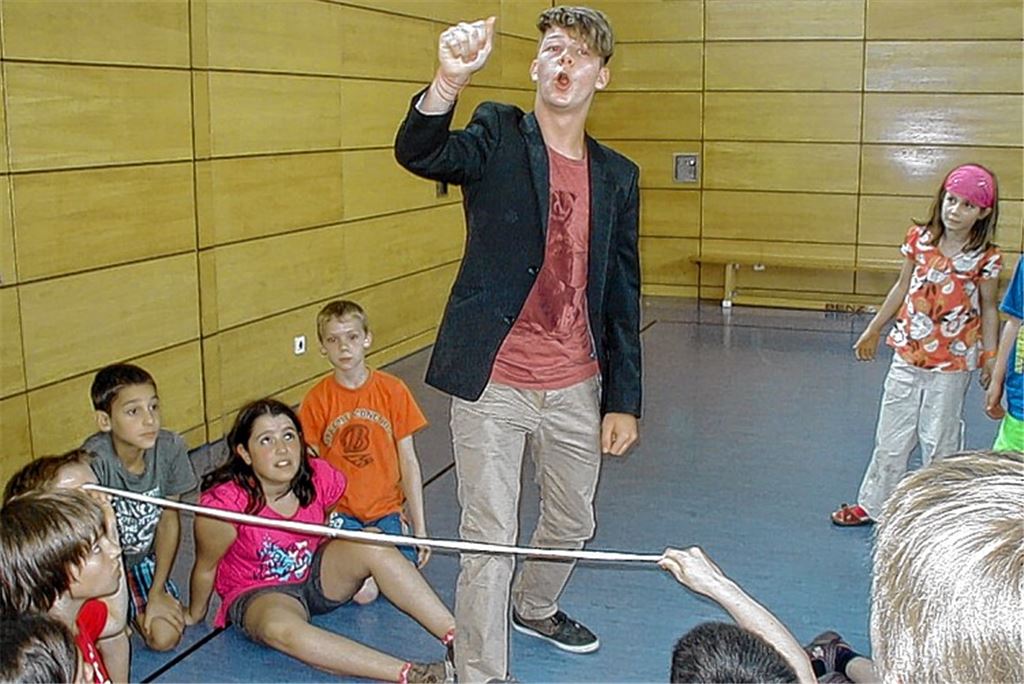 Zauberer Lukas Lautenschlager.