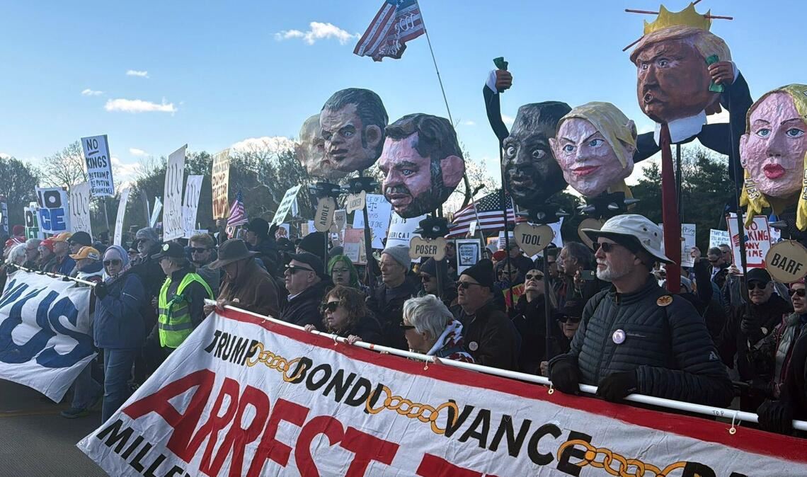 Zehntausende sind in Washington auf die Straße gegangen.
