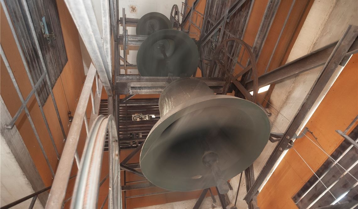 Zeichen der Solidarität: Auch in der Pauluskirche in Mühlacker, wo eine Andacht stattfindet, werden am Freitag die Glocken zu Ehren der Hochwasseropfer läuten.Fotomoment