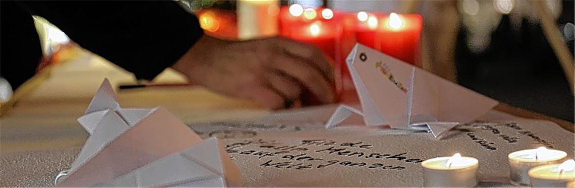 Zeichen für den Frieden