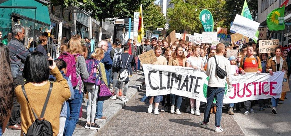 Lob und Kritik für die Klima-Aktivisten