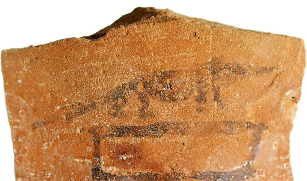 Zeichnung einer Spitzmaus als heiliges Tier des Gottes Haroeris.