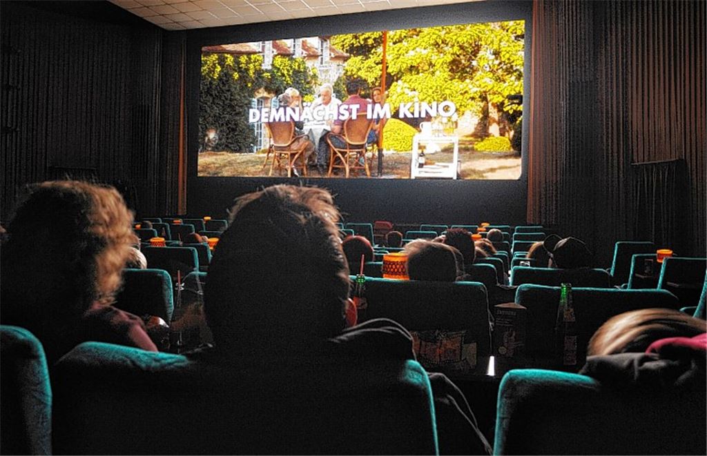 Auf der anderen Seite ist das Gras viel grüner