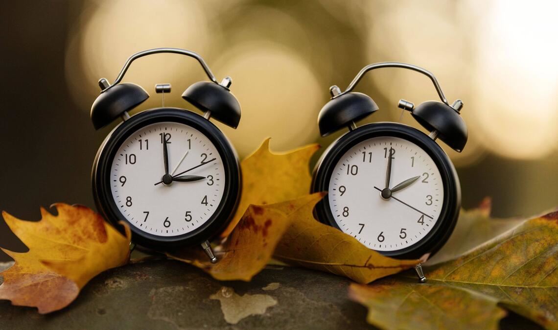 Zeitumstellung am letzten Oktoberwochenende.