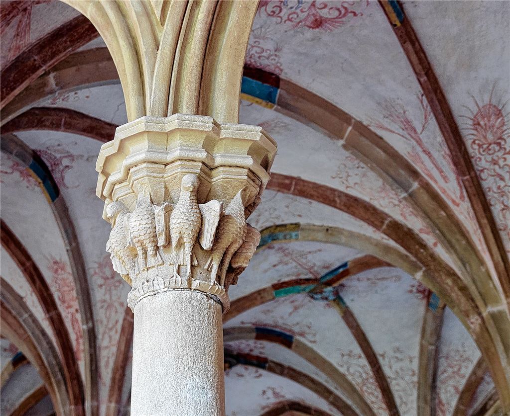 Zeugnisse alter Zeiten: Decken- und Wandmalereien im Kapitelsaal.ssg/Julia Haseloff