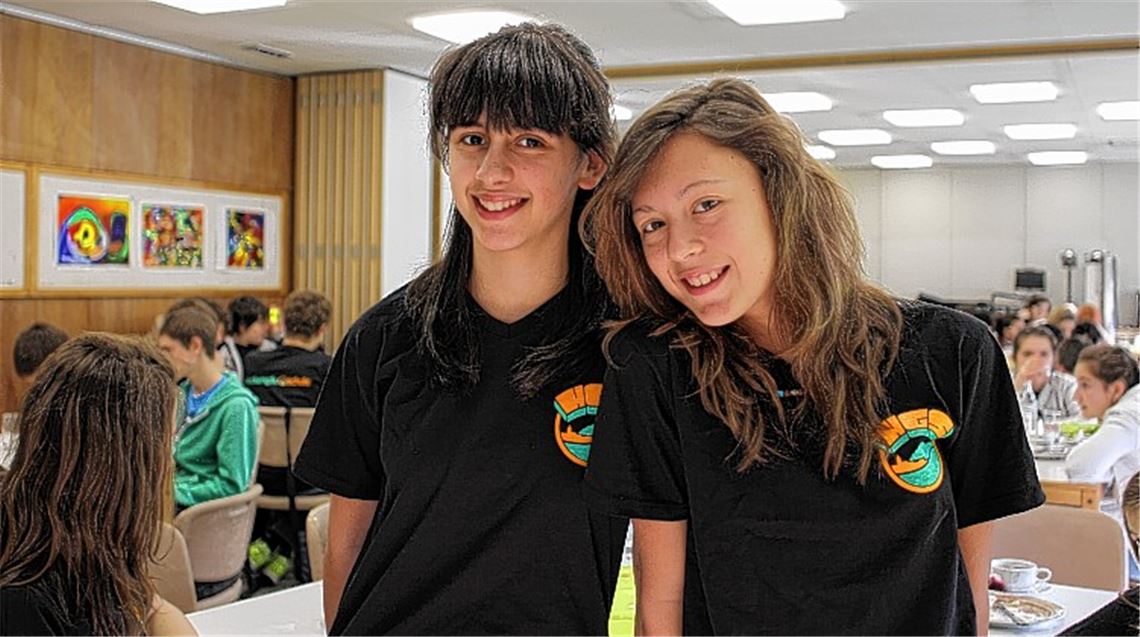 Ziehen eine positive Bilanz: Die Italienerinnen Sofia Cristiano (li.) und Rebecca Bonetto wollen unbedingt einmal wieder nach Deutschland kommen. 