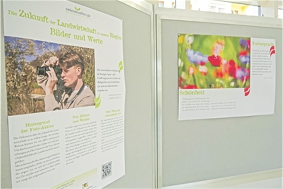 Ausstellung zeigt die Landwirtschaft der Zukunft Ziel der Ausstellung ist es, die Diskussion um die Zukunft der Landwirtschaft voranzubringen. Foto: Friedrich