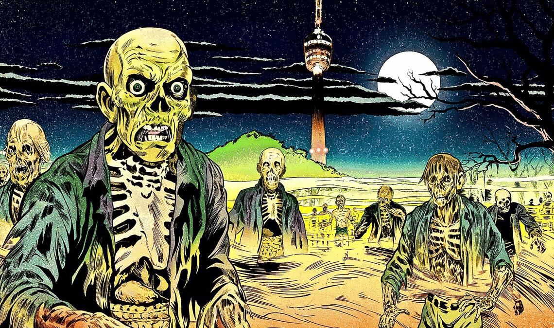 Zombies unterm Stuttgarter Fernsehturm? Gruselig!