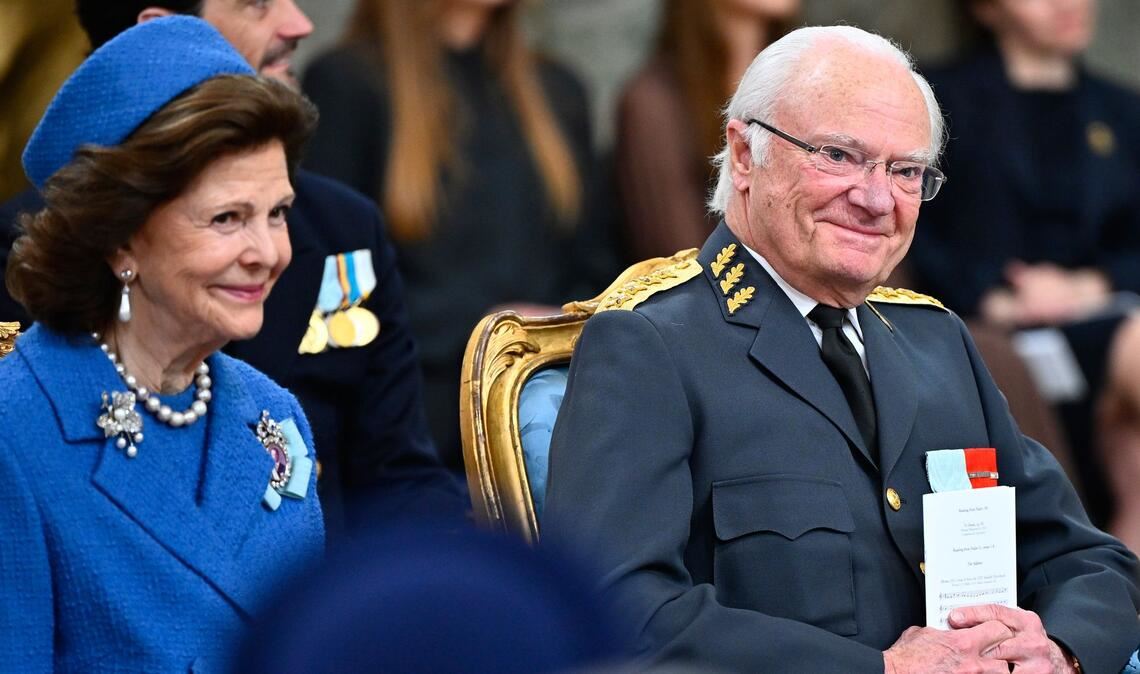 Zu Ehren von Carl Gustaf gab es einen Gottesdienst in der Schlosskirche.