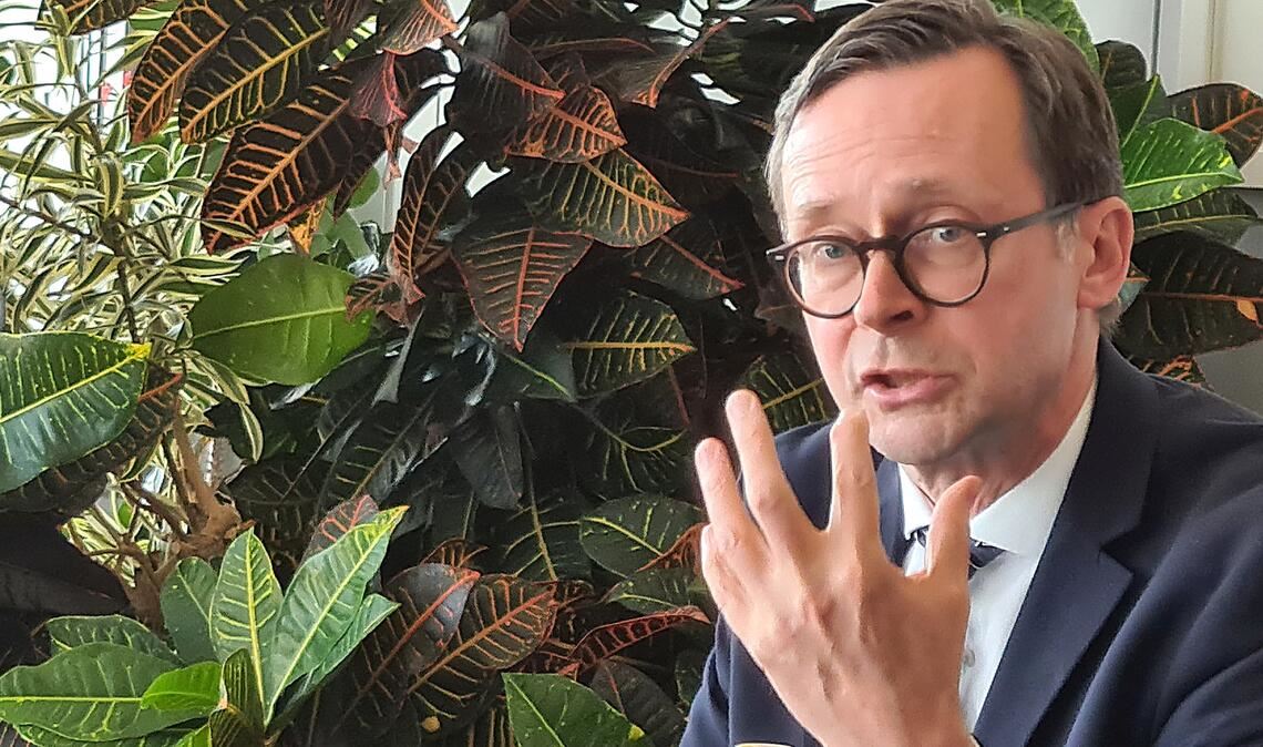 Zu Gast in Pforzheim: Dr. Ulrich Kater, Chefvolkswirt der Deka Bank. Foto: Peche